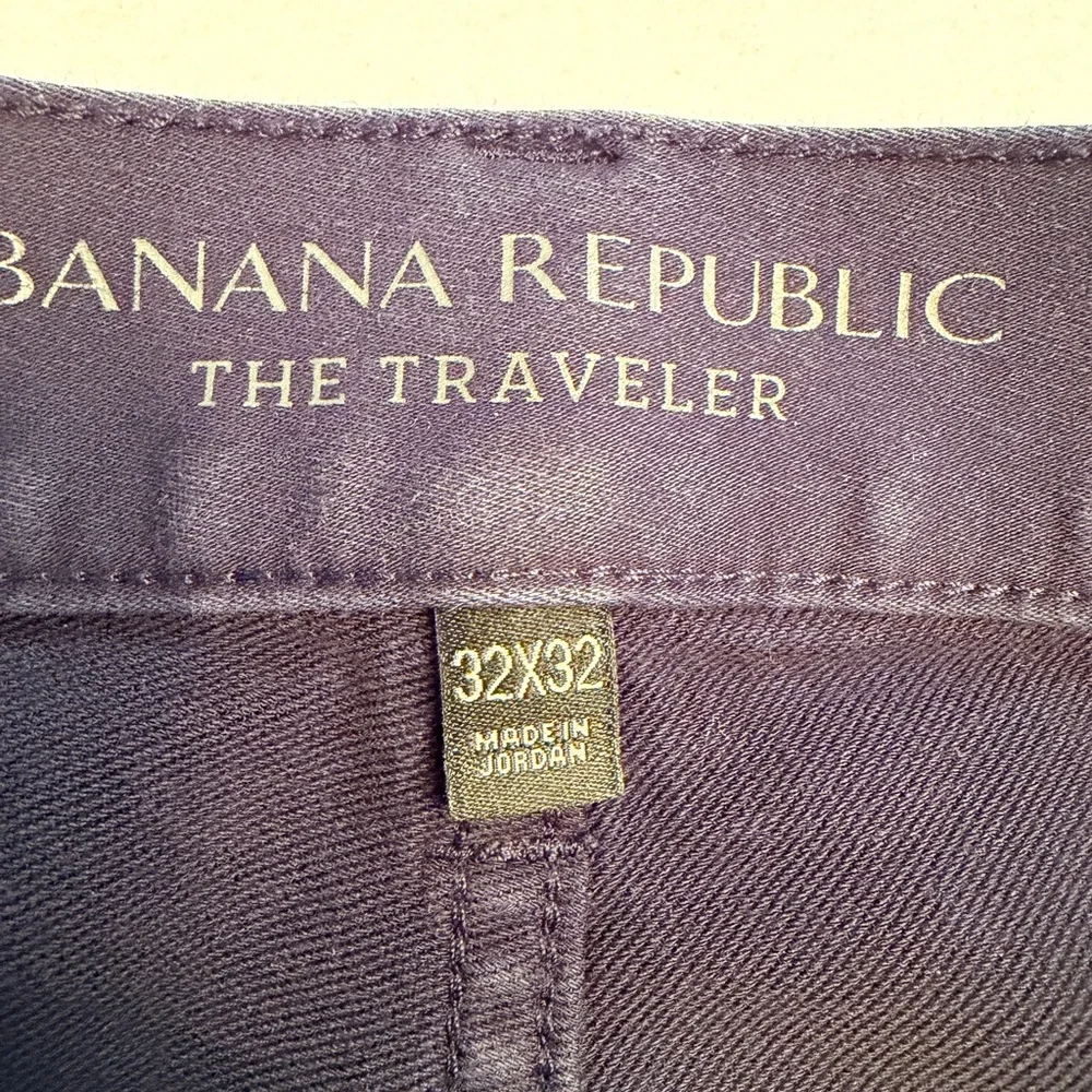 Banana Republic Men’s 32x32 Traveler Jeans Pants Navy Blue Slim‎ Straight Preppy